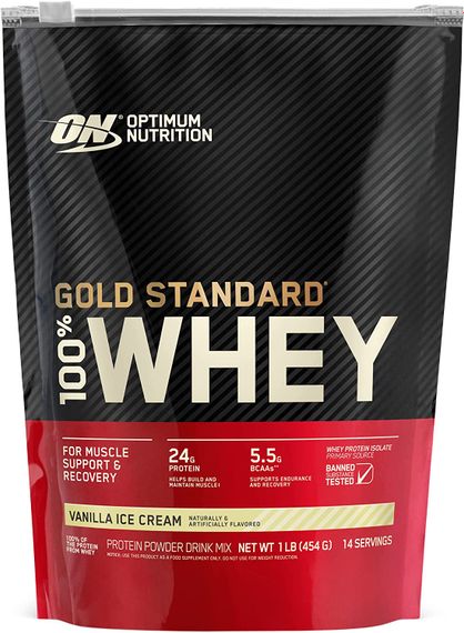 Протеїн Optimum Nutrition 100% Whey Gold Standard EU 450g (Vanilla ice Cream)
