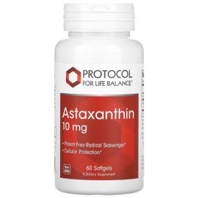 Астаксантін Protocol for Life Balance Astaxanthin 10 mg 60 Softgels