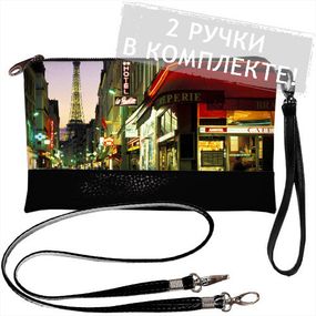 Клатч через плече 25x15 см (KL_GL_BL028)