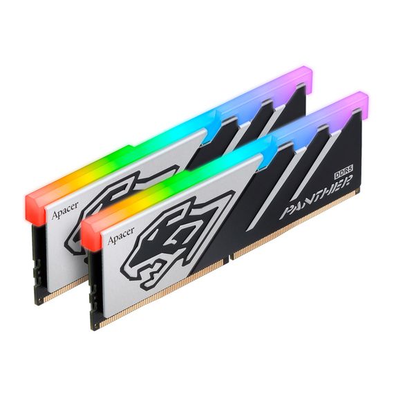 Модуль пам'яті для комп'ютера DDR5 32GB (2x16GB) 5200 MHz Panther RGB Apacer (AH5U32G52C5229BAA-2) | Зображення 1