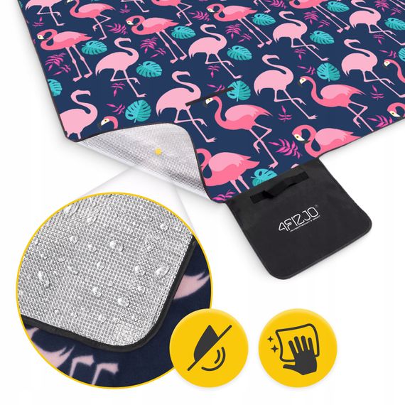 Килимок для пікніка та кемпінгу 4FIZJO 200 x 200 см складний (P-5905973405683) | Зображення 5