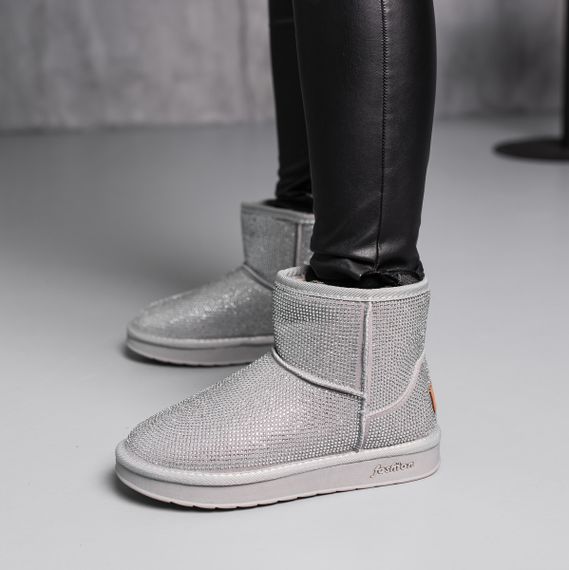 Угги женские Fashion Ruby 3877 38 размер 24 см Серый | Зображення 2