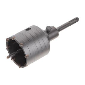 Свердло корончасте по бетону 65мм + Перехідник SDS Plus 100мм INTERTOOL SD-7065