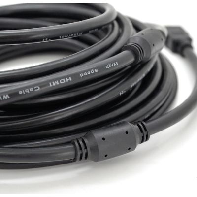 Кабель мультимедийный HDMI M to HDMI M 15.0m V1.4 1080P black Ritar (HDMI(M)/(M)V1.4-15m-94B) | Зображення 2