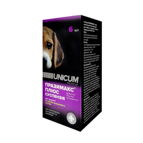 Суспензія Unicum Празімакс плюс для цуценят, 6мл/10