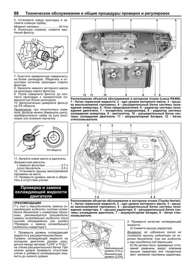 Lexus RX400h / Toyota Harrier Hybrid. Руководство по ремонту и эксплуатации. Книга | Зображення 3