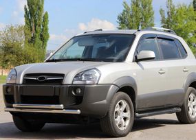 Передній захист ST014 (нерж.) для Hyundai Tucson JM 2004-2024 рр