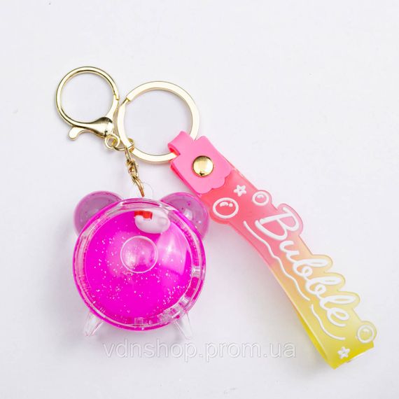 Дитячий брелок Hello Kitty Clock 4×4.5 (см) для ключів, на сумку і рюкзак HP-55-33CAT