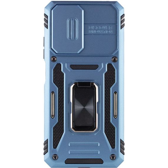 Ударопрочный чехол Camshield Army Ring для Xiaomi Redmi 10 Голубой / Light Blue | Зображення 1