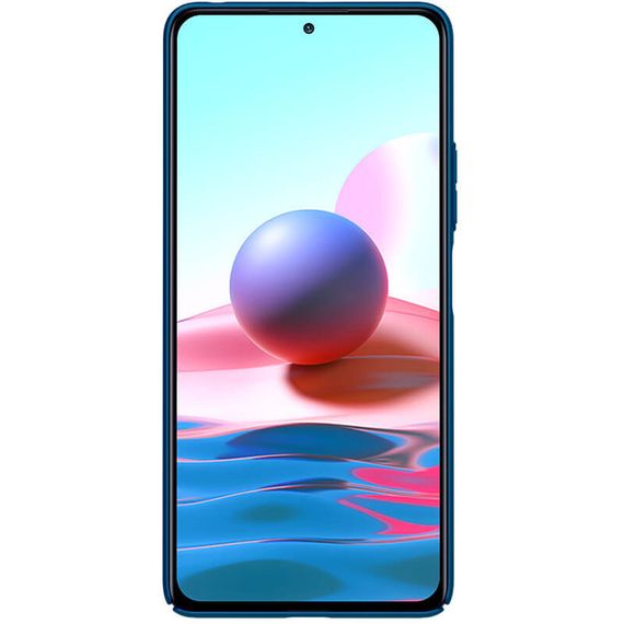 Чохол Nillkin Matte для Xiaomi Redmi Note 10 5G / Poco M3 Pro Бірюзовий/Peacock blue | Зображення 1