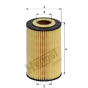 Фильтр масляный Audi A4/A6/A7 3.0 TFSI 08-19, Hengst, E237H D331,