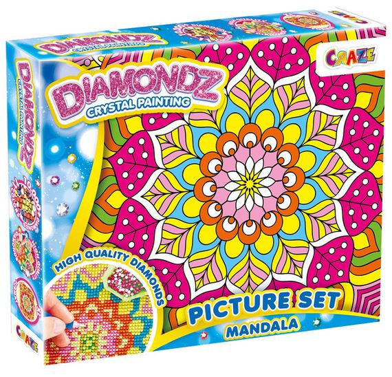 Набір для створення картини Craze Diamondz Мандала зі стразами