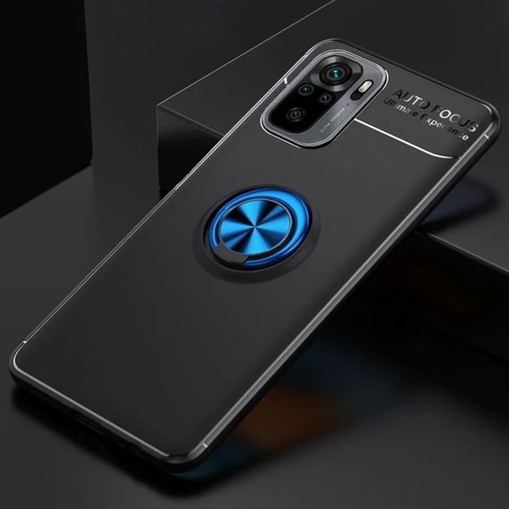 TPU чохол Deen ColorRing під магнітний тримач (opp) для Xiaomi Redmi Note 10 / Note 10s | Зображення 1
