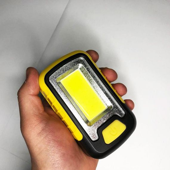 Мини-прожектор S-link SL-F673 (работает на батарейках) с магнитом, светодиодный фонарь для кемпинга | Зображення 3
