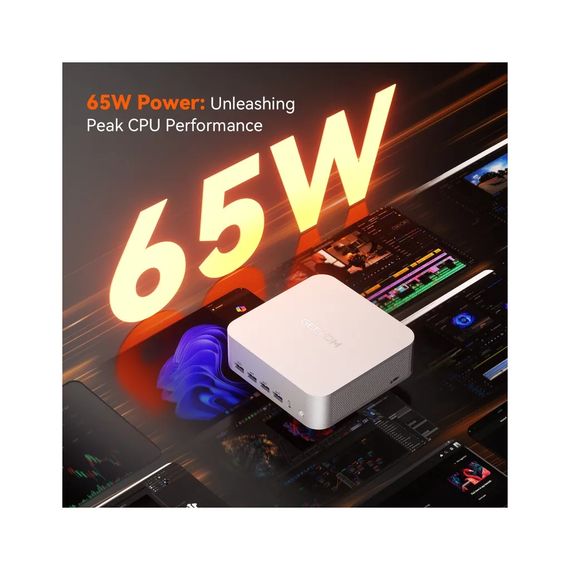 Компьютер GEEKOM Mini PC A8 / Ryzen7 8745HS, 32, 1TB, Radeon 780M, W11Pro (GMA8R78745HS-321T-EU) | Зображення 8