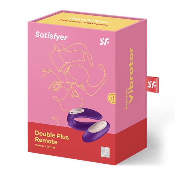 Вібратор для пар Satisfyer Partner Plus Remote Control Sex Aura