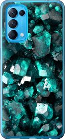 Чехол на Oppo Reno5 Кристаллы 2 "3674u-2206-17620"