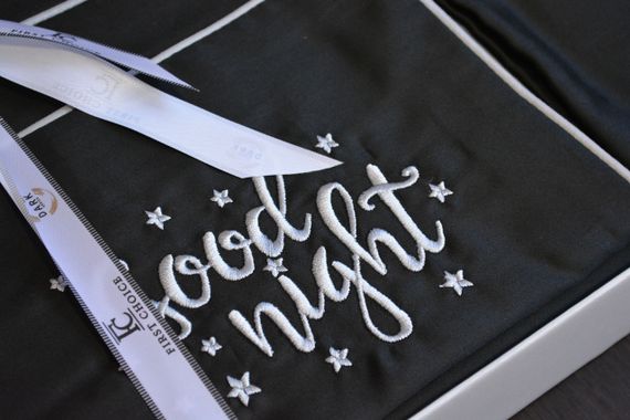 Комплект постільної білизни First Choice Deluxe Satin DARK 200х220 Timeless Black | Зображення 4