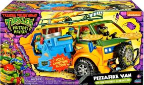 Черепашки-ніндзя Бойова машина Фургон доставки піци Оригінал TMNT Pizza Fire Delivery Van стріляє піцою