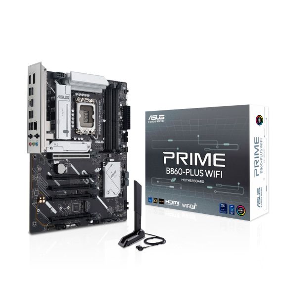 Материнcкая плата ASUS PRIME B860-PLUS WIFI s1851 B860 4xDDR5 M.2 DP HDMI Wi-Fi BT ATX 90MB1K50-M0EAY0 | Зображення 8