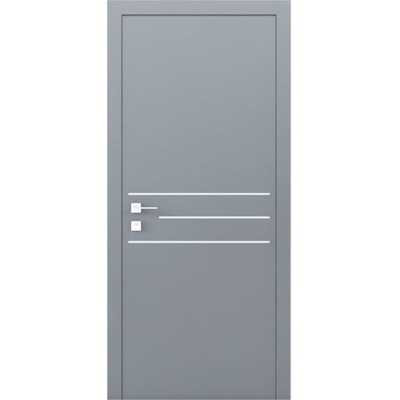 Двери Rodos CORTES PRIMA 1G + молдинг, PRIMA 3G + молдинг RAL 7037