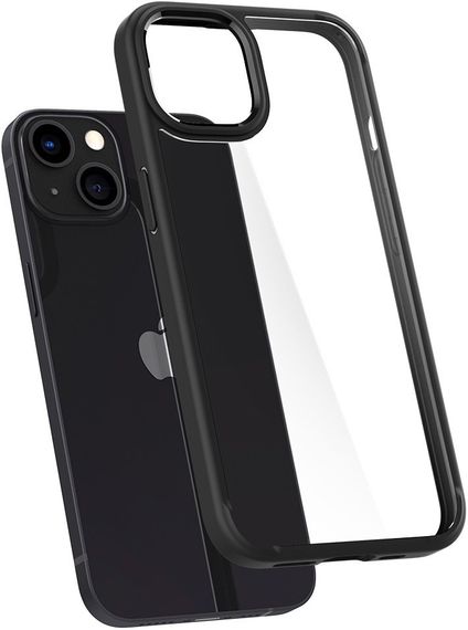 Чехол Spigen для Apple iPhone 13 Crystal Hybrid, Matte Black (ACS03561) | Зображення 3