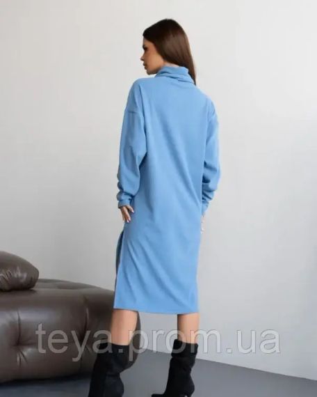 Платье для женщин цвет голубой размеры XL, L, S, M FI_009706 | Зображення 2