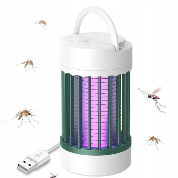 Лампа відлякувач комарів і комах з USB Camping Mosquito Lamp, знищувач комах для дому