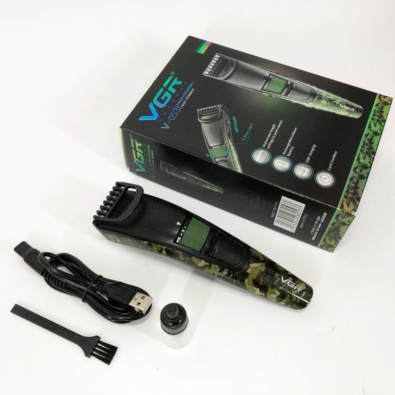 Машинка для підстригання VGR-053, Машинка для стрижки волосся і гоління Тример волосся портативний AT-67 | Зображення 5