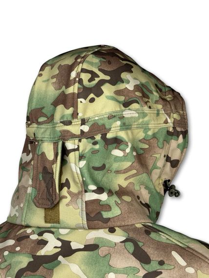Куртка військова "Шторм" Soft Shell на флісі, мембранна Мультикам 50/4 | Зображення 8