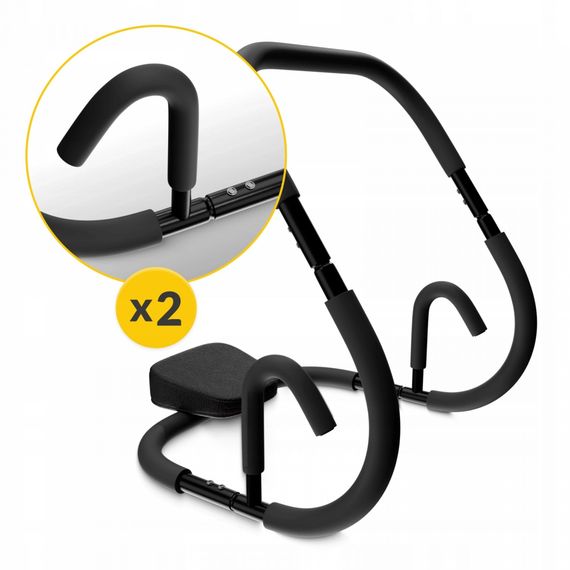 Тренажер для преса 4FIZJO Ab Crunch Black (P-5905973402675) | Зображення 4