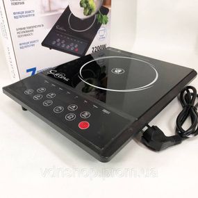 Дискова плита для дому Suntera ICD-2200, 2200 Вт, Надійна кухонна плита Переносна електрична RW-78