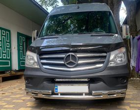 Передня нижня дуга Shark (нерж.) 2006-2013 для Mercedes Sprinter рр