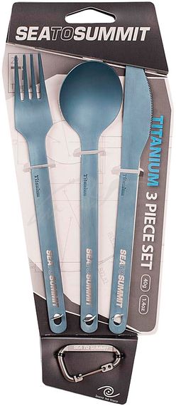 Набір столових приладів Sea To Summit Titanium Cutlery Set 3