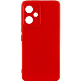 Чехол Silicone Cover Lakshmi Full Camera (A) для Xiaomi Redmi 12 Full camera, Червоний / Red, ТПУ (термопластичний поліуретан)