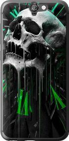 Чехол на HTC One A9 Череп-часы "4100u-156-17620"
