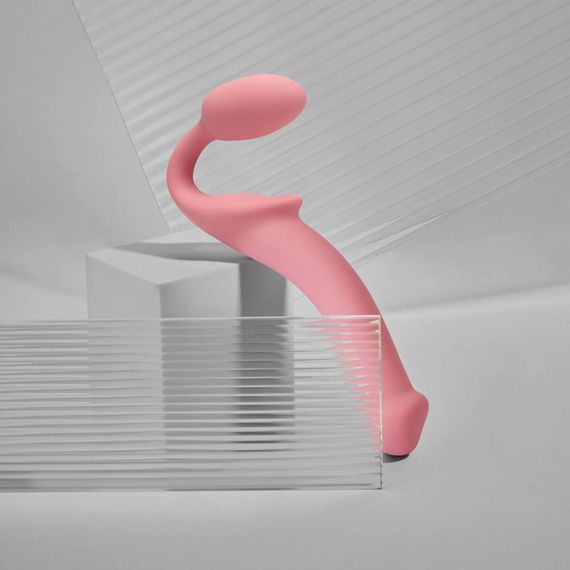 Безремінний страпон Strap-On-Me Rose L, повністю регульований, діаметр 3,7 см | Зображення 1