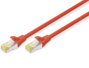 Патч-корд Digitus  CAT 6a S-FTP, 0,5м, AWG 26/7 червоний (DK-1644-A-005/R)