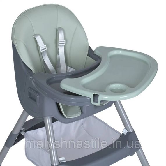 Стульчик для кормления M 5722 Mint до 20 кг, складной, 5-ти точечный, экокожа | Зображення 3