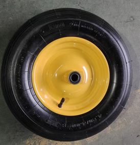 Пневматическое колесо для тачки 4PR, 4х8'', с линейным рисунком протектора СИЛА