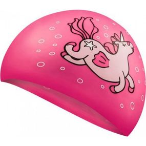 Шапка для плавания "Kiddie Unicorn" 6880 Aqua Speed 142-Unicorn, розовый, OSFM