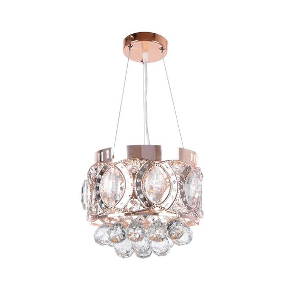 Люстра подвесная хрустальная LED 12W CW G (BCL-482S/24)