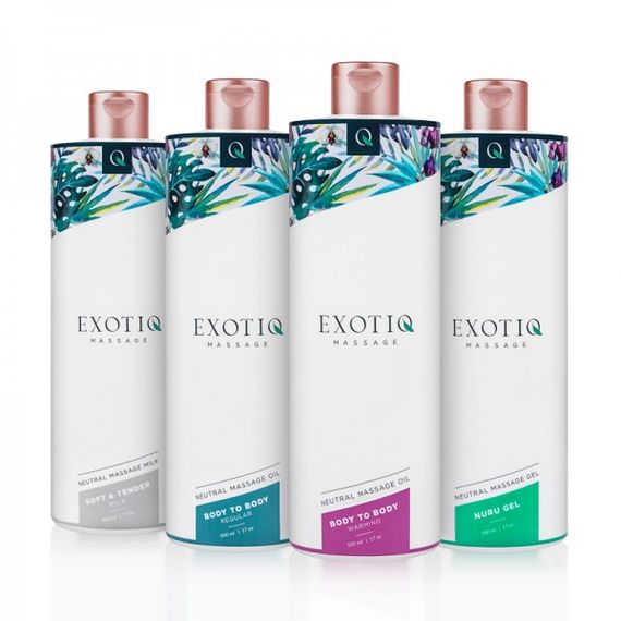 Масажне молочко 500 мл Exotiq Soft & Tender Massage Milk - | Зображення 3