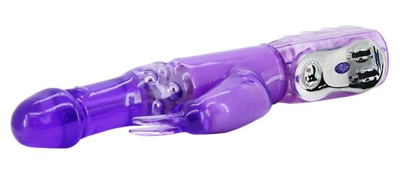 Вібратор із стимулятором клітора та функцією ротації BAILE - TRAVEL PARTNER Purple, BW-020236R Sex Aura | Зображення 5