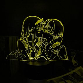 Акриловий світильник-нічник Darling in the Franxx жовтий tty-n002189