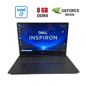 Ноутбук Б-клас Dell Inspiron 7591 2n1 / 15.6'' (3840x2160) IPS Touch / Intel Core i7-10510U (4 (8) ядер по 1.8 - 4.9 GHz) / 8 GB DDR4 / 256 GB SSD / nVidia GeForce MX250, 2 GB GDDR5, 64-bit / WebCam б/в