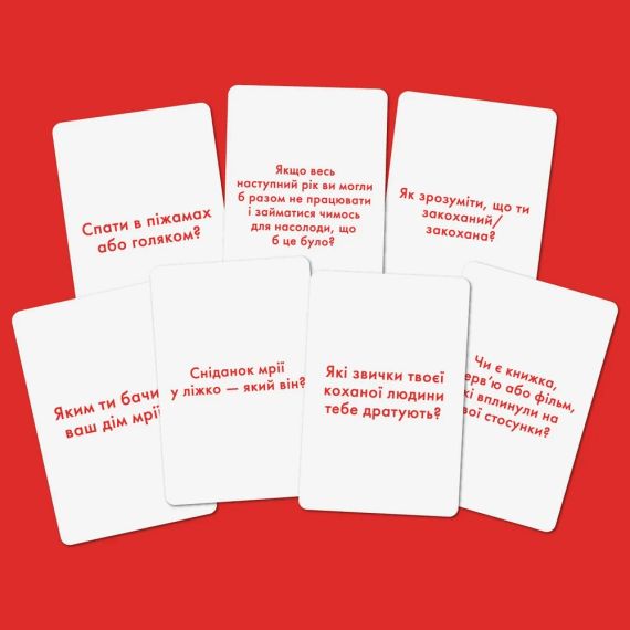 Настольная игра Расскажи мне все! Love edition (укр.) | Зображення 1