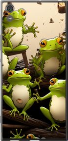 Чехол на Sony Xperia XA1 Ultra G3212 Жабки "5656u-1237-17620"
