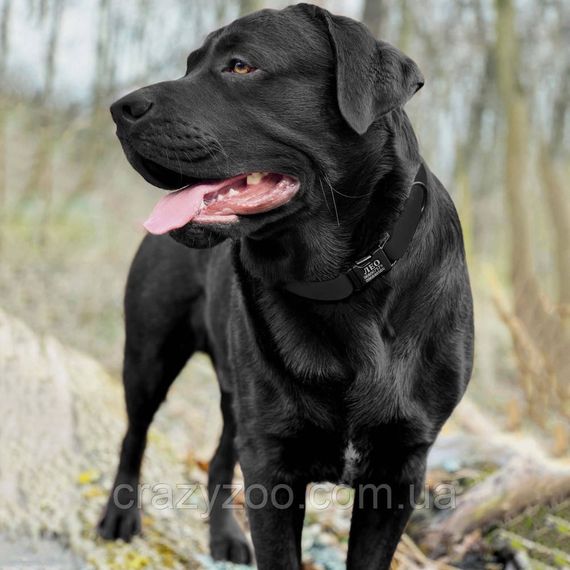 Нашийник для собак BronzeDog Active водовідштовхувальний чорний 1.6х25-33 см 46/6131/Т | Зображення 2