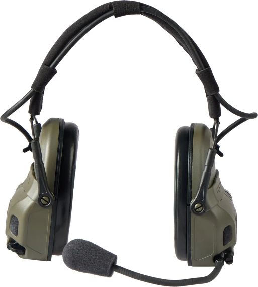 Активні навушники Ops-Core AMP Communication Headset-Connectorized. NFMI. Верхній тримач. Ranger Green | Зображення 1